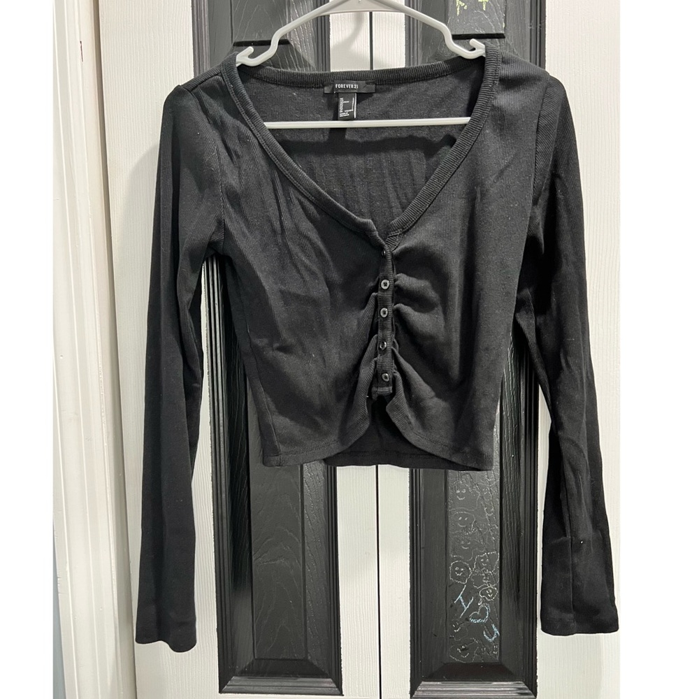 Brand:Forever 21          Size:L        Color:black